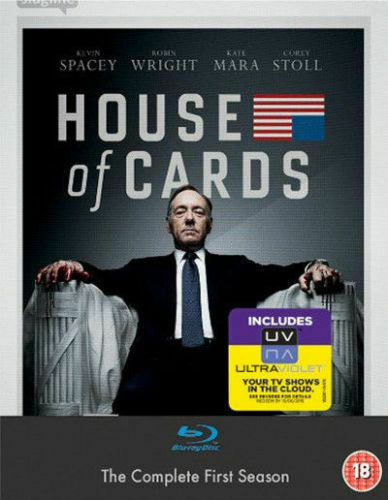 House of Cards Season 1 Blu-Ray NEW Gift idea Tv show first series Spacey UK