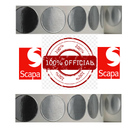 SCAPA CW40 Aluminium Foil Discs Grommet Hole Repair 25mm - Sheets of 20