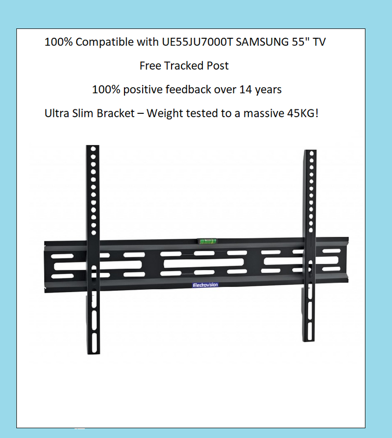 UE55JU7000T SAMSUNG 55" SLIM TV BRACKET WALL MOUNT LCD Screen Fixing NEW