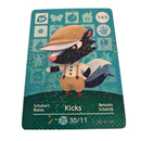 ANIMAL CROSSING AMIIBO SERIES 2 KICKS 103 Wii U Switch 3DS GIFT IDEA CARD NEW