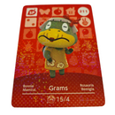 ANIMAL CROSSING AMIIBO SERIES 3 GRAMS 211 Wii U Switch 3DS GIFT IDEA CARD NEW