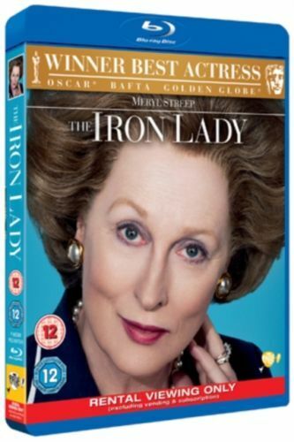 The Iron Lady (Blu-Ray, 2011) New Meryl Streep Margaret Thatcher Movie Film UK