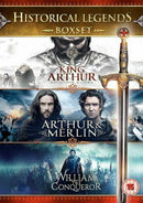 Legends: Collection Box Set [DVD] King Arthur, Arthur and Merlin, The Conqueror