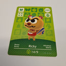 ANIMAL CROSSING AMIIBO SERIES 3 RICKY 239 Wii U Switch 3DS GIFT IDEA CARD NEW