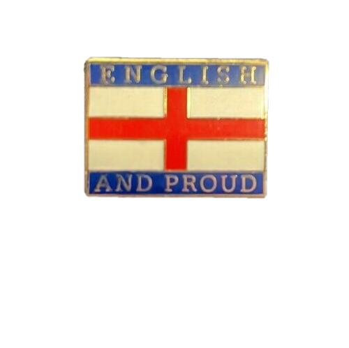 English and Proud England Lapel Badge Flag 80S RETRO St George Pin badge SMALL