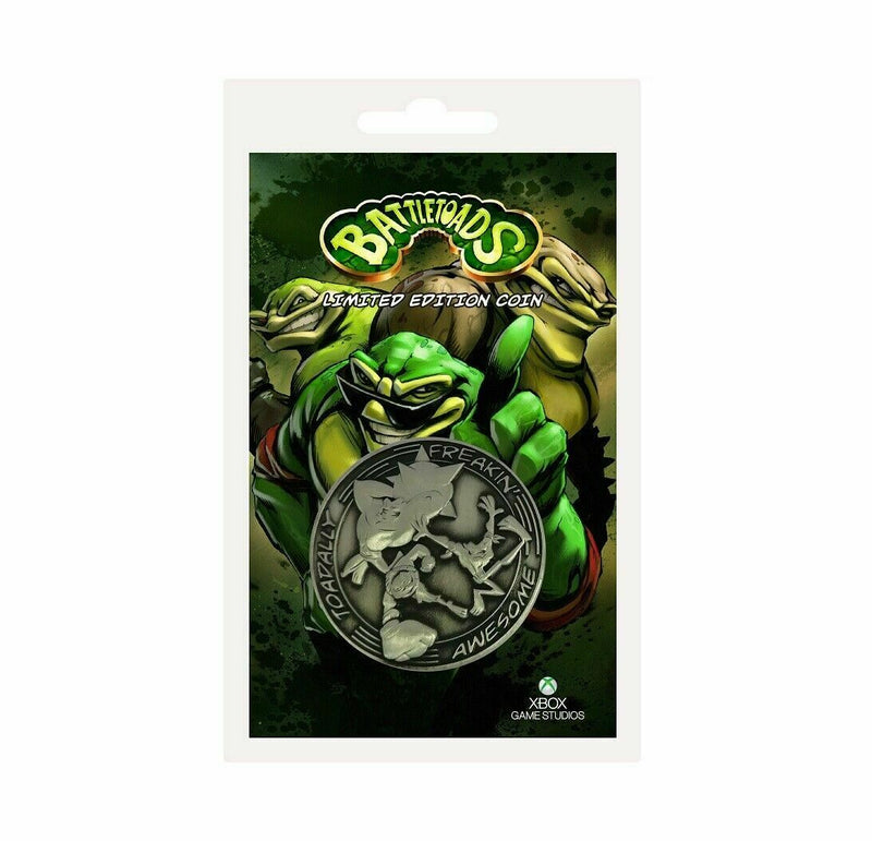 Battletoads Collectible Coin - Gift Idea - NEW - Gaming Merch Rare -