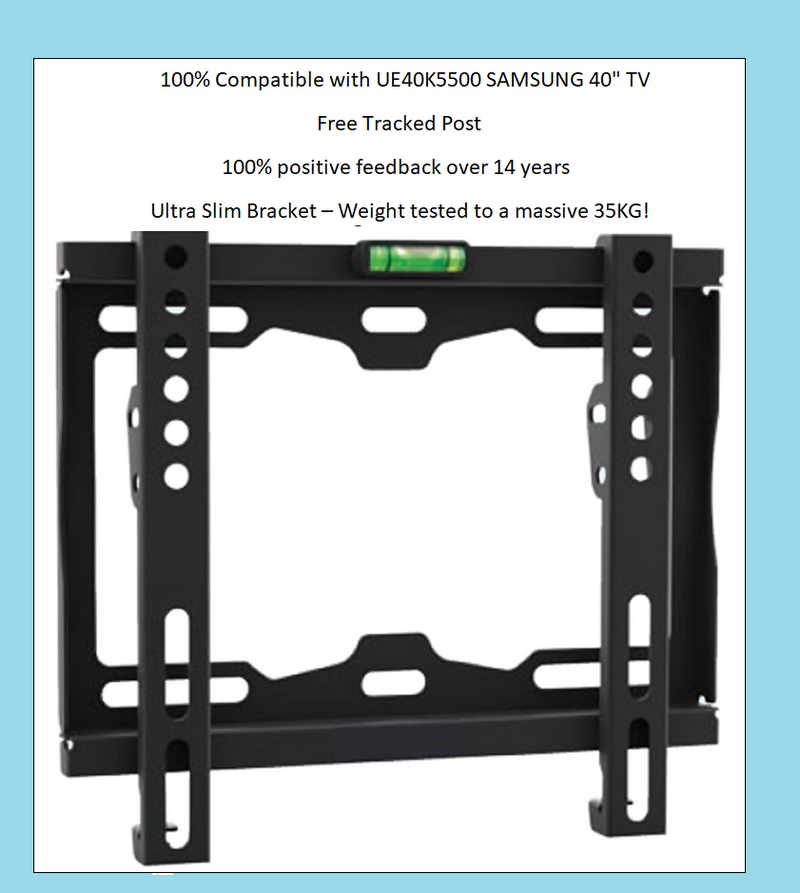 UE40K5500 SAMSUNG 40" ULTRA SLIM TV BRACKET WALL MOUNT LCD Screen Fixing NEW