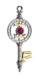 Sephiroth Sphere Key For Chasing Dreams Pendant Necklace Mystic Kabbalah CHARM