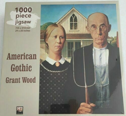Grant Wood: American Gothic Jigsaw BOOK NEW RARE Gift Idea ART Official UK Stock