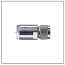 FME Male to Mini UHF Male In-Line Connector - NICKEL QUALITY FIXING - NEW