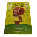 Animal Crossing Amiibo Series 1 PANCETTI 085 Switch Gift Idea CARD new horizons