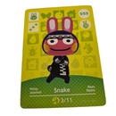Animal Crossing Amiibo Series 1 SNAKE 055 Switch Gift Idea CARD new horizons