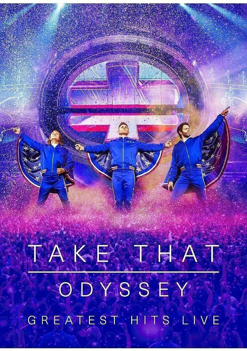 Take That Odyssey Greatest Hits Live Book CD DVD - GIFT IDEA - OFFICIAL NEW