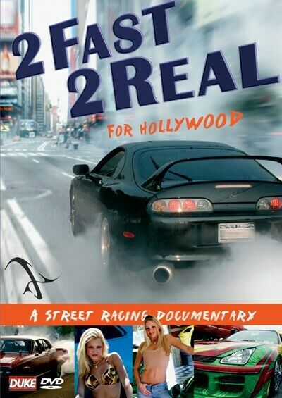 2 Fast 2 Real For Hollywood DVD Street Racing REAL Gift Idea Bikes and Cars NEW
