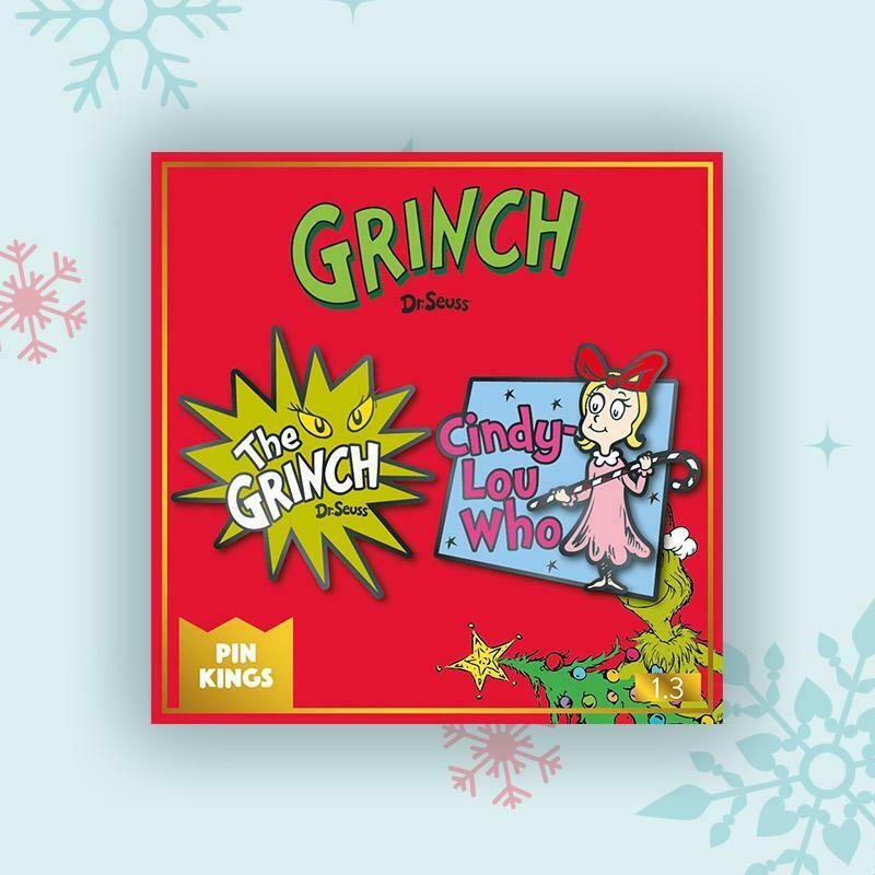 PinKings Dr Seuss The Grinch Cindy Lou Collectible 2 Metal Pins gift idea 1.3