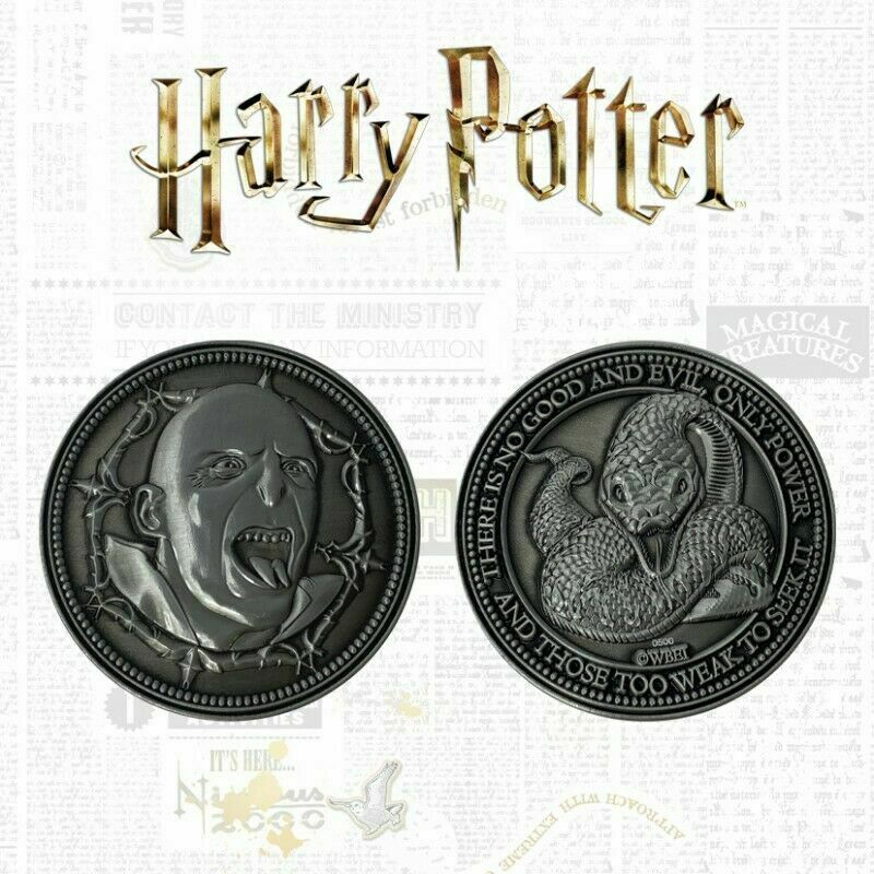 Official Voldermort Collector's Coin Limited Edition GIFT IDEA - NEW - Potter