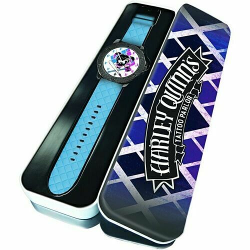 DC Watches Collection - Harley Quinn Suicide Squad Watch with Tin - GIFT IDEA