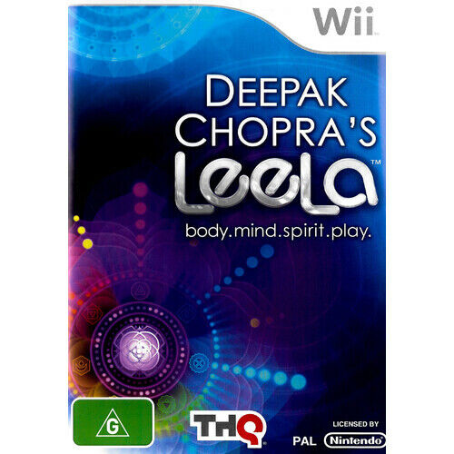THQ Deepak Chopra'S Leela Nintendo Wii Game - New MIND AND BODY RELAXATION