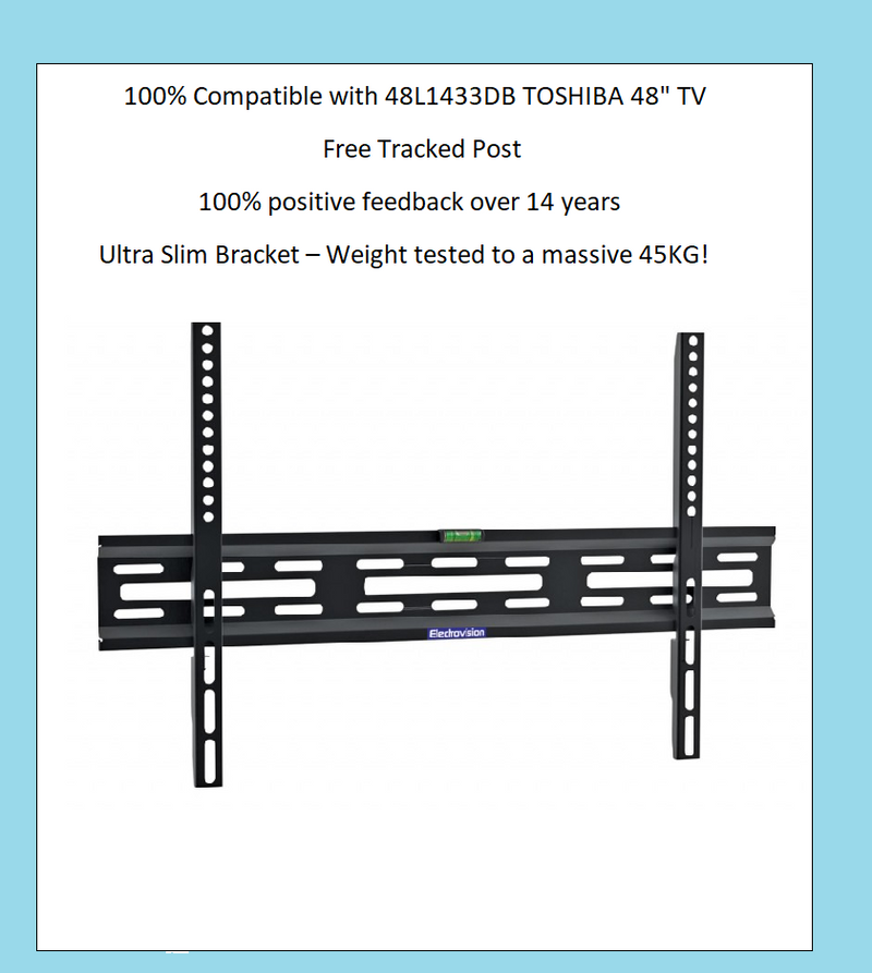 48L1433DB TOSHIBA 48" SLIM TV BRACKET WALL MOUNT LCD Screen Fixing NEW
