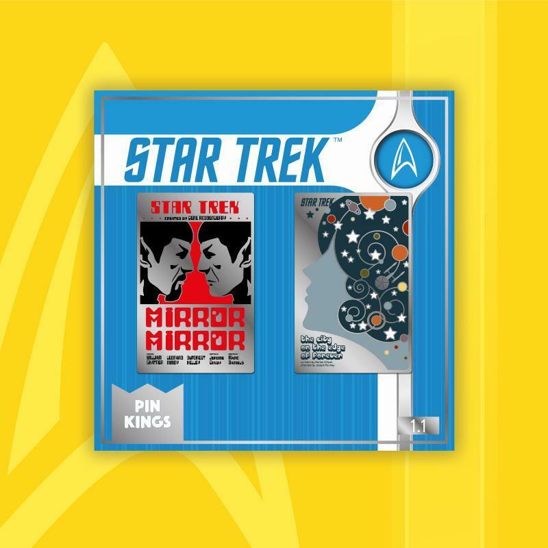 Pin Kings Star Trek Enamel Pin Badge Set 1.1 Mirror Spock & The City On The Edge