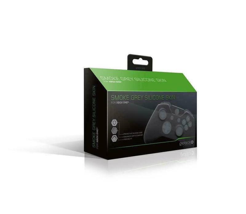Gioteck Smoke Grey Silicone Skin (Xbox One) Microsoft XB1 Controller Cover NEW