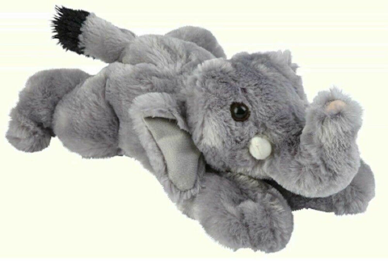 RAVENSDEN PLUSH ELEPHANT LAYING 28CM SOFT TEDDY CUDDLY WILD BEAR GIFT IDEA NEW