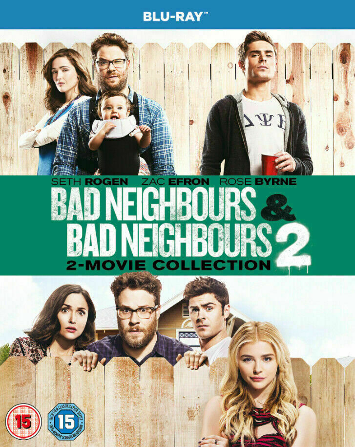 Bad Neighbours / Bad Neighbours 2 (Blu-Ray, Boxset) MOVIES GIFT IDEA NEW UK