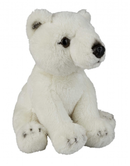 RAVENSDEN SOFT TOY POLAR BEAR PLUSH 13 CM - CUDDLY REALISTIC TEDDY GIFT IDEA NEW
