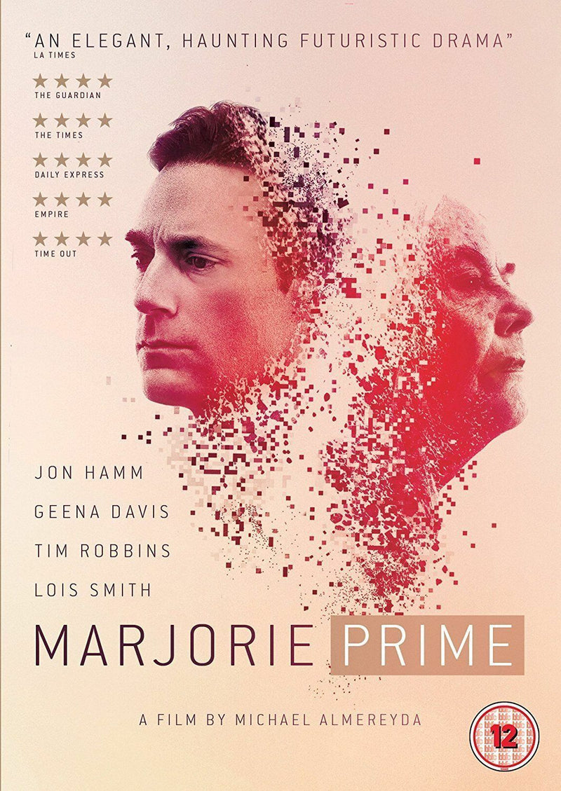 Marjorie Prime (DVD) Jon Hamm Geena Davis Tim Robbins Movie Sci-Fi Gift Idea