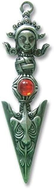 Briar Dharma Pewter Symbolic Pendant Charm, PHURBU, magic gift idea new Lucky