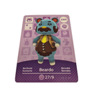 ANIMAL CROSSING AMIIBO SERIES 3 BEARDO 249 Wii U Switch 3DS GIFT IDEA CARD NEW
