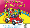 BEEP BEEP TOOT TOOT CHILDREN'S FUN SONGS CD Car music for Kids