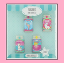 Collectable Drink Carton Eraser Rubber Gift Set - Gift Idea - Rare - Official