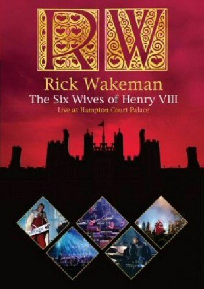 Rick Wakeman - The Six Wives Of Henry VIII Live Hampton DVD RARE GIFT IDEA UK
