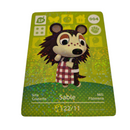 Animal Crossing Amiibo Series 1 SABLE 004 Switch Gift Idea CARD new horizons UK