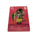 Animal Crossing Amiibo Series 5 Card CJ C.J SP412 NEW HORIZONS 3DS SWITCH