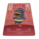 ANIMAL CROSSING AMIIBO SERIES 2 PATE 131 Wii U Switch 3DS GIFT IDEA CARD NEW