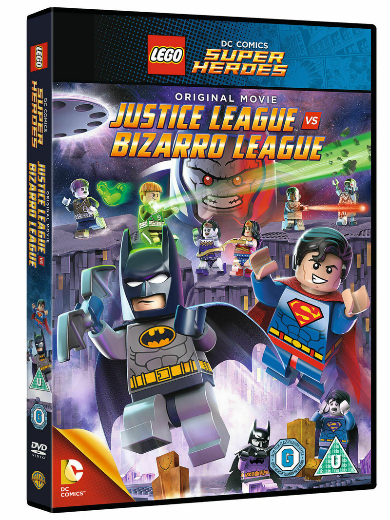 LEGO: Justice League Vs Bizarro League (DVD) Cartoon Gift Idea NEW OFFICIAL