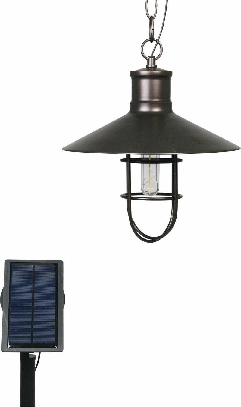 Luxform Bronze Garden Outdoor Solar LED Caledon Hanging Porch Pergola Light NEW
