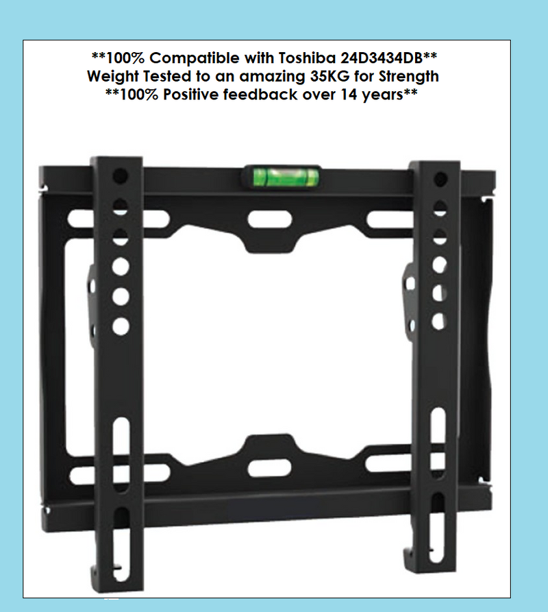 24D3434DB TOSHIBA 24" ULTRA SLIM TV BRACKET WALL MOUNT LCD Screen Fixing NEW