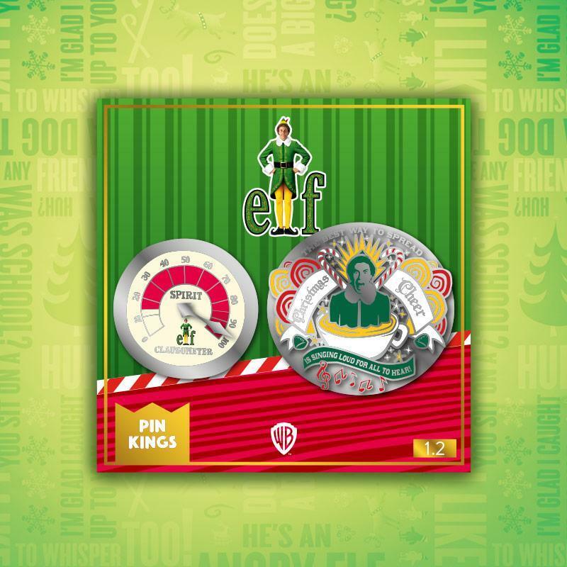 PinKings Elf Movie Christmas Cheer and Spirit Collectible Metal Pins Gift Idea