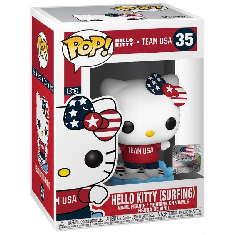 SUPER RARE FUNKO POP! SANRIO: Hello Kitty Sports Team SURFING USA GIFT IDEA