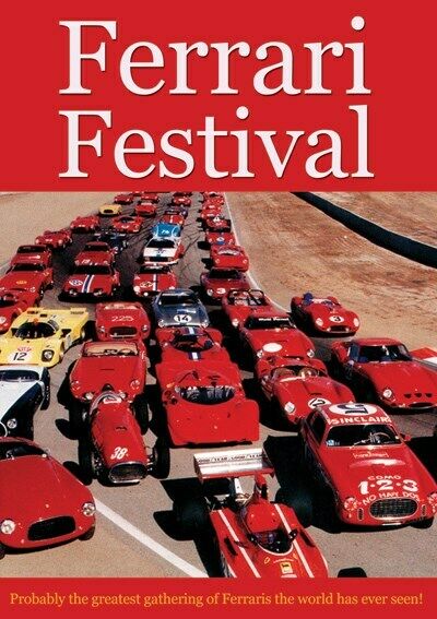 Ferrari Festival New DVD 1000 Ferrari's Monterey California Event 94 Gift Idea
