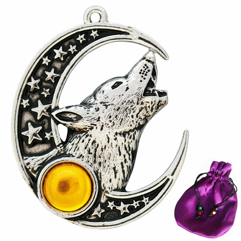 CALL OF ANNWN WOLF Pendant Necklace Spiritual Abundance Mythic Celts GIFT IDEA
