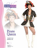 Pirate Queen Costume Secret Wishes (size 6-10) FANCY DRESS SEXY FUN PLAY UK