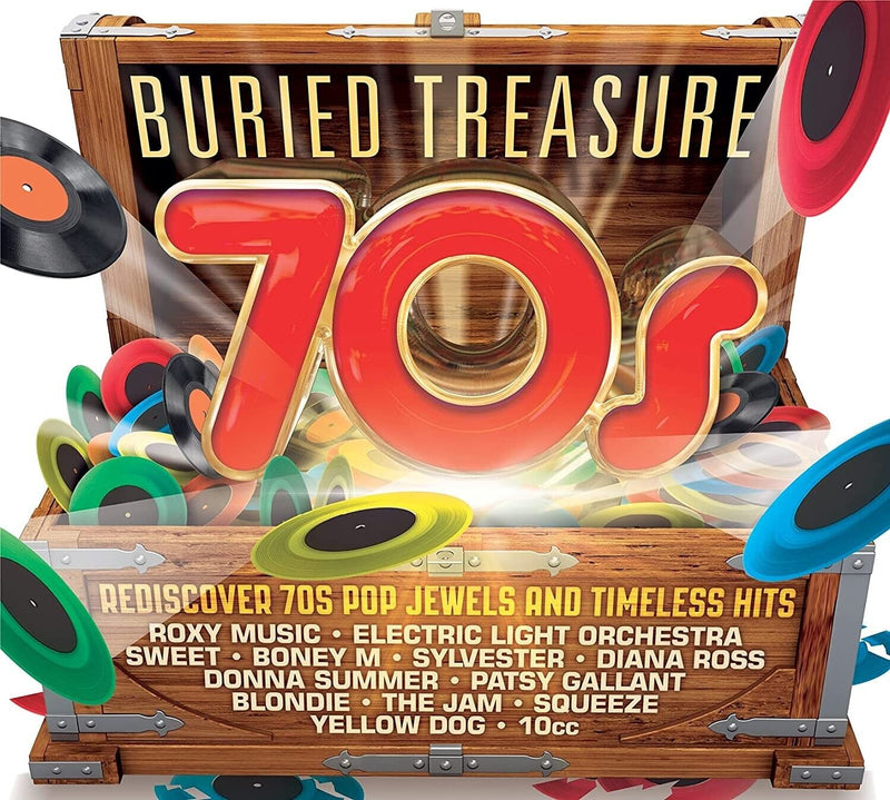 Buried Treasures 70s 3CD NEW SEALED 10cc/ELO/Sweet Sparks/Boney M/Jam/Blondie