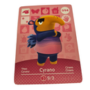 Animal Crossing Amiibo Series 1 CYRANO 094 Switch Gift Idea CARD new horizons