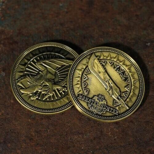 Monster Hunter Great Sword Coin | Licensed New - VERY RARE GAME MERCH NUMBERED