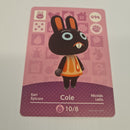 Animal Crossing Amiibo Series 1 COLE 096 Switch Gift Idea CARD new horizons