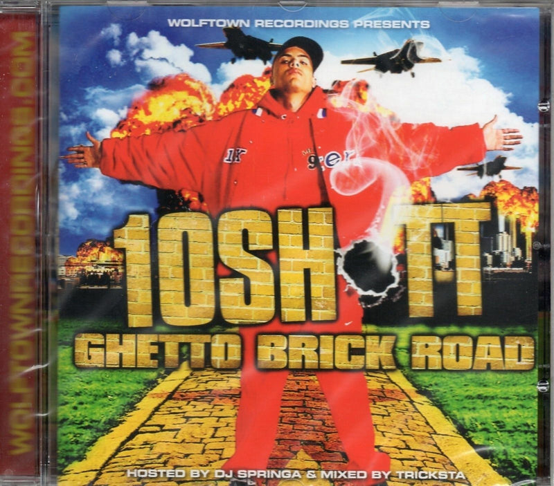 10 Shott - Ghetto Brick Road (2007 CD) Hosted By DJ Springa & Mixed By Tricksta